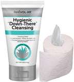 REVIVOL-XR Hygienic Cleansing Lotion, Gentle Relief + Soothing Aloe & Witch Haze for Discomfort of Down-There Sensitive Areas, Makes 300+ Wet Wipes from Toilet