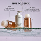 OUAI Detox Facial Cleanser - Deep Cleansing Face Wash with Glycolic Acid, Niacinamide & PHA - Removes Sweat, Dirt & Oil Without Drying - Gentle Face Cleanser for Post-Workout (7.8 Fl Oz)