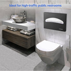 Gorlary Commercial Toilet Seat Cover Dispenser Wall Mount, Matte Black