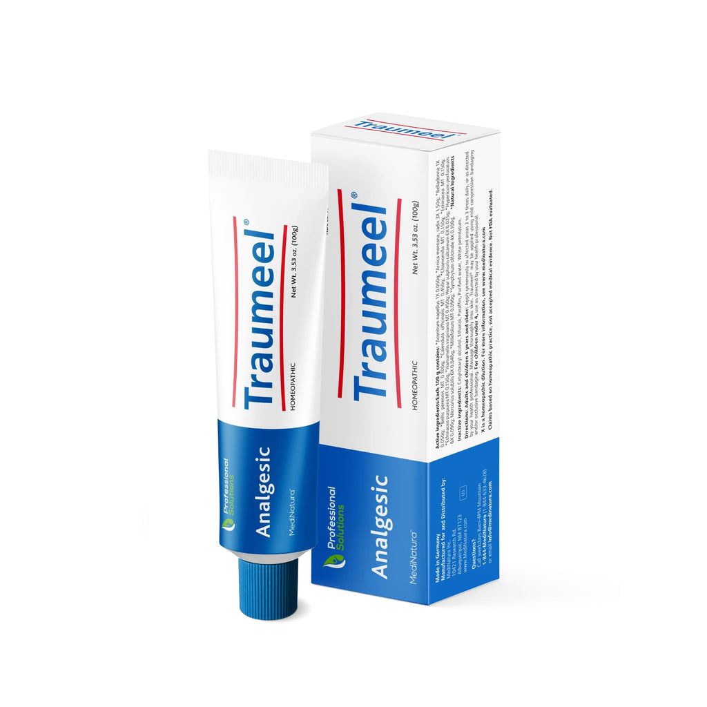 MediNatura Traumeel Ointment Topical Pain Relief for Muscle Joint Back Arthritis Injury or Exercise Related Pain & Soreness Arnica + 13 Active Ingredients - Made in Germany - 3.53 oz