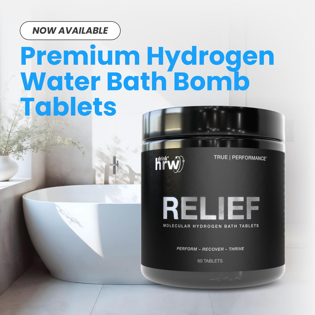 DRINK HRW Rejuvenation Molecular Hydrogen Water Tablets: 12 ppm H2, Hydrogen & Magnesium Supplement, Supports Energy Production, Recovery, Cognitive Function Daily (Unflavored, 60 Count)