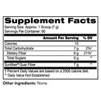 Tomorrow's Nutrition, Sunfiber, Prebiotic Fiber Supplement for Digestive Health, Low FODMAP, Gluten-Free, Unflavored, 90 Servings