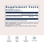 BioPure Brazilian Green Propolis Pure Propolis Extract – Natural Freeze-Dried Extract with Atrepillin-C ad Phenols to Support Respiratory, Gastrointestinal, and Immune Function – 60 Capsules
