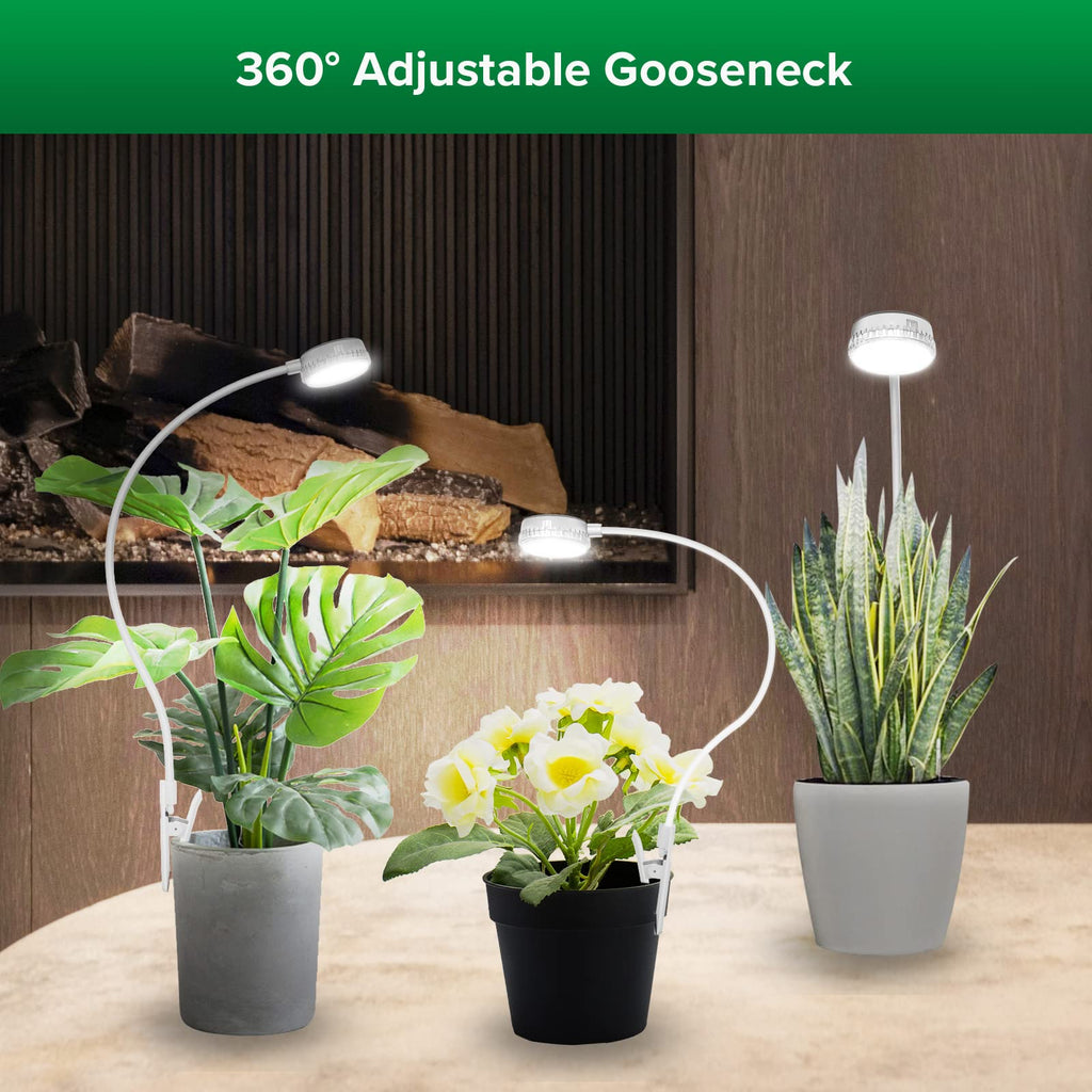 SANSI Grow Lights for Indoor Plants, Pot Clip-On Plant Light, 3-Pack