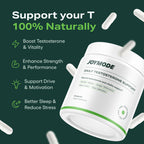 JOYMODE Testosterone Support Complex (180ct) - Natural Supplement for Men w/Ashwagandha, DIM, Magnesium, Zinc & Boron - Pack of 2
