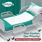 MILDPLUS Heavy Duty Underpads 30"X36", 25 Count, Ultra Absorbent Chucks Pads 130 Grams Disposable Bed Pads with Strength Cloth Backing Incontinence Pads for Adults, Kids or Pets