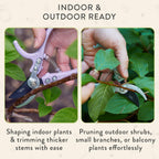 Modern Sprout Bypass Hand Pruners - Scissors - Gardening Tools - Chartreuse