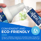 Pure Magnesium Oil Spray 32oz - Topical Magnesium for Sleep Extra Strength - Less Sting - Less Itch - 100% Natural and Organic Oil - Made in USA