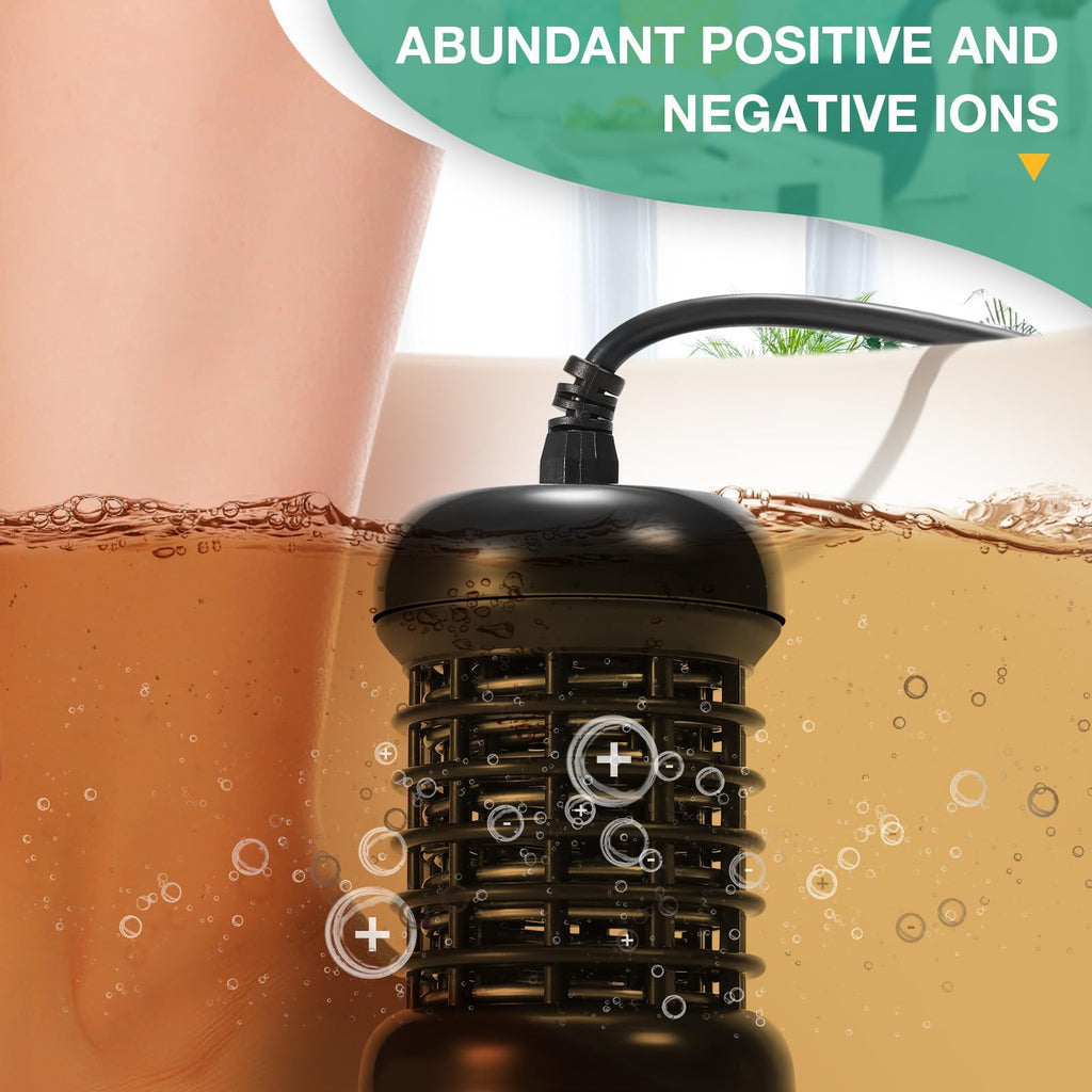 veicomtech Ionic Foot Bath Detox Machine - Detox Foot Spa System for Home, Salon, Spa Club with 2 Arrays and 100 Tub Liners