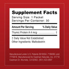 ProBoost Thymic Protein A Powder Packets (4 McG TPA) – Immune System Support Supplement - All Natural, Non-GMO Formula - 30 Packets
