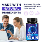 (3 Pack) Memory Mood and Brain Capsules - Official Daily Support Brain Health Supplement Pills Advanced Formula, Memory & Mood Brain & Memory Focus Reviews, 180 Capsules for 3 Months