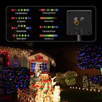 SyouHome Solar String Lights Outdoor, 6 Pack 600 LED Solar Christmas Lights