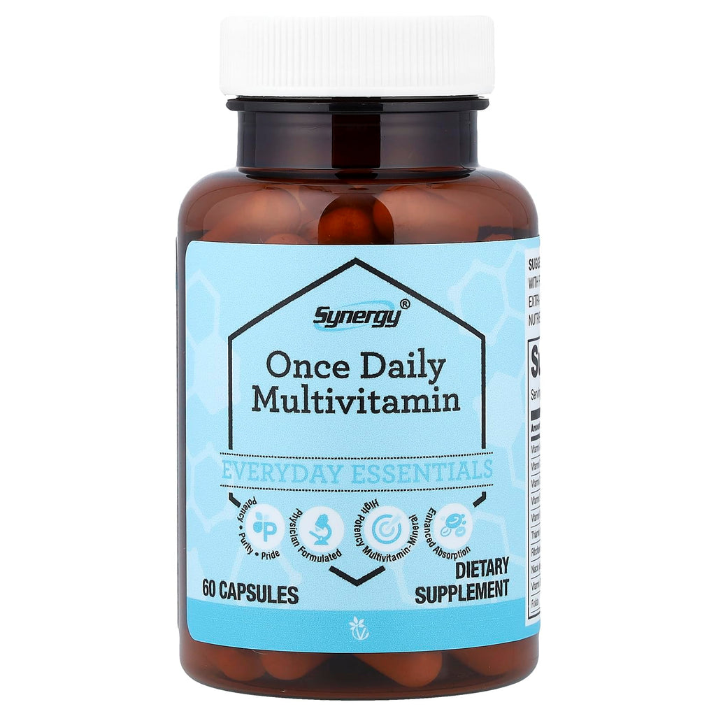 Vitacost Synergy Once Daily Multi-Vitamin - 60 Capsules