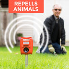 Duranom ultrasonic Animal Repellent Solar Powered