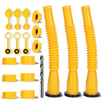 3-Pack Upgraded Gas Can Spout Replacement, Gas Can Nozzle Leak-Proof Kit