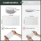 500 PCS Compressed Towel Tablets - Travel Disposable Towels, Compressed Hiking Toilet Paper, Wilderness Wipes, Compact Toilet Paper, Disposable Compressed Face Towel for Camping, Backpacking & Beauty