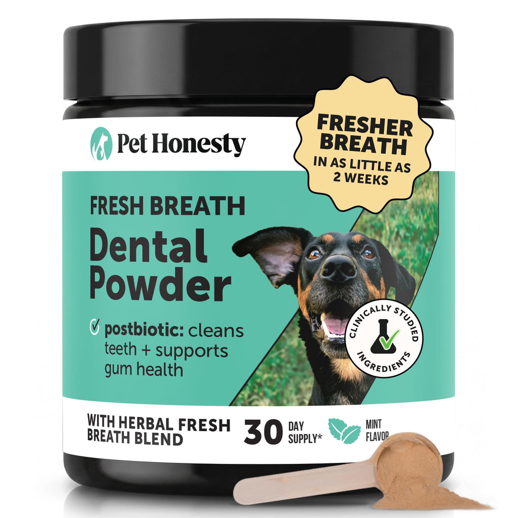Pet Honesty Vet Approved Dog Teeth Cleaning Powder, 30 Servings