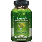 Irwin Naturals Stress-Defy Mood Support – 84 Liquid Soft-Gels – Calm, Balance & Emotional Wellness