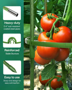 2 Pack Tomato Cage, Up to 59 Inch Adjustable Metal Tomato Cages for Garden