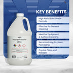 High Impact 99% Liquid Isopropyl Alcohol (IPA) Liquid Gallon - Pack of 4