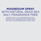 Dr Teal's Magnesium Spray with Natural Dead Sea Salt, Fragrance Free, 8 fl oz (Pack of 2)