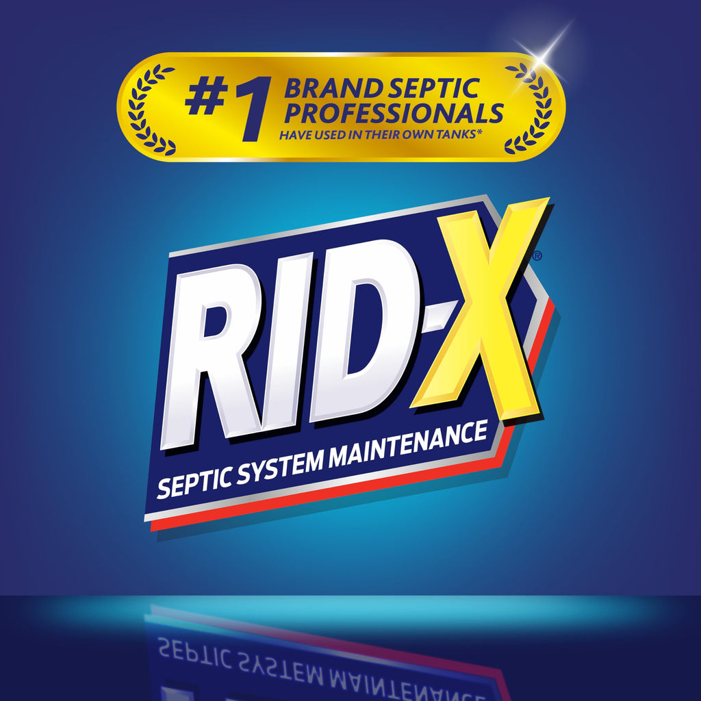 RID-X Professional Septic Treatment, Septic Tank Treatment, 12 Month Supply Of Powder (6 Packs x 2 Month Supply), 117.6 oz