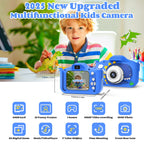 Kids Camera for 3-8 Year Old Girls Boys, 48MP Dual Lens 1080P Toddler Camera for Kids with 64GB SD Card, Children Digital Video Camcorder Selfie Camera Christmas Birthday Gifts