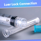 3ml Syringes with 23 Gauge 1 Inch Needles Luer Lock Disposable, 100 Pack