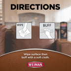 Weiman Leather Cleaner Wipes - Clean Condition UV Protection Help Prevent Cracking or Fading of Furniture, Car Interior, Couch, and Shoes, 2 Pack with Microfiber Cloth