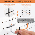 INCLY 278PCS Pegboard Accessories Organizer Kit with Peg Borad Hooks & Bins