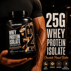 NutraBio 100% Whey Protein Isolate Protein Powder, 25g Protein with Complete Amino Acid Profile, Non-GMO, Soy & Gluten Free,Low Carb,Low Calorie Whey Protein Powder,Chocolate Peanut Butter,20 Servings
