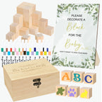 78 PCS Fun Baby Shower Games Sign Kit，Unique Baby Shower Ideas，Funniest Baby Shower Games Ever ，A Game Where You Can Draw to Your Heart's Content，Suitable for Baby Shower Games Boy and Girls