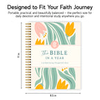Official Spiral Bible in a Year, 52 Week Bible Study Guide (Floral)