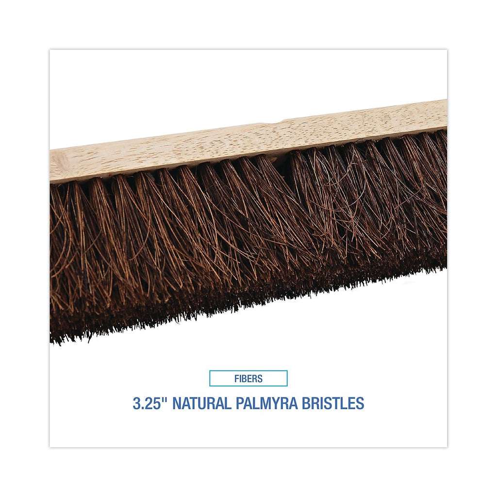 Boardwalk 20124 Floor Brush Head, 3 1/4-Inch Natural Palmyra Fiber, 24-Inch