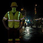 AYKRM class 3 safety work vest for men Glow vest