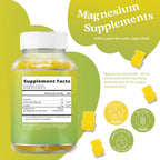 BeLive Magnesium Glycinate Gummies 200 mg - Sugar Free Supplement for Muscle Relaxation, Sleep Support, & Heart Health for Adults & Kids - Pineapple Flavor - 5 Pack, 300 Count
