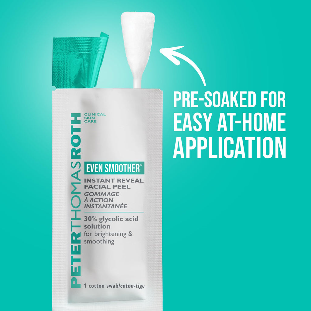 Peter Thomas Roth | Even Smoother™ Instant Reveal Facial Peel | Exfoliator with Glycolic Acid for Brightening