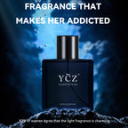 Ycz Charm Unfolds Marine Perfume for Men, 1.7 oz. Long Lasting Eau De Parfum Cologne For Men, Oriental Woody Fragrance - Ideal Special Occasions, Making it the Ideal gentlemen���s Gift
