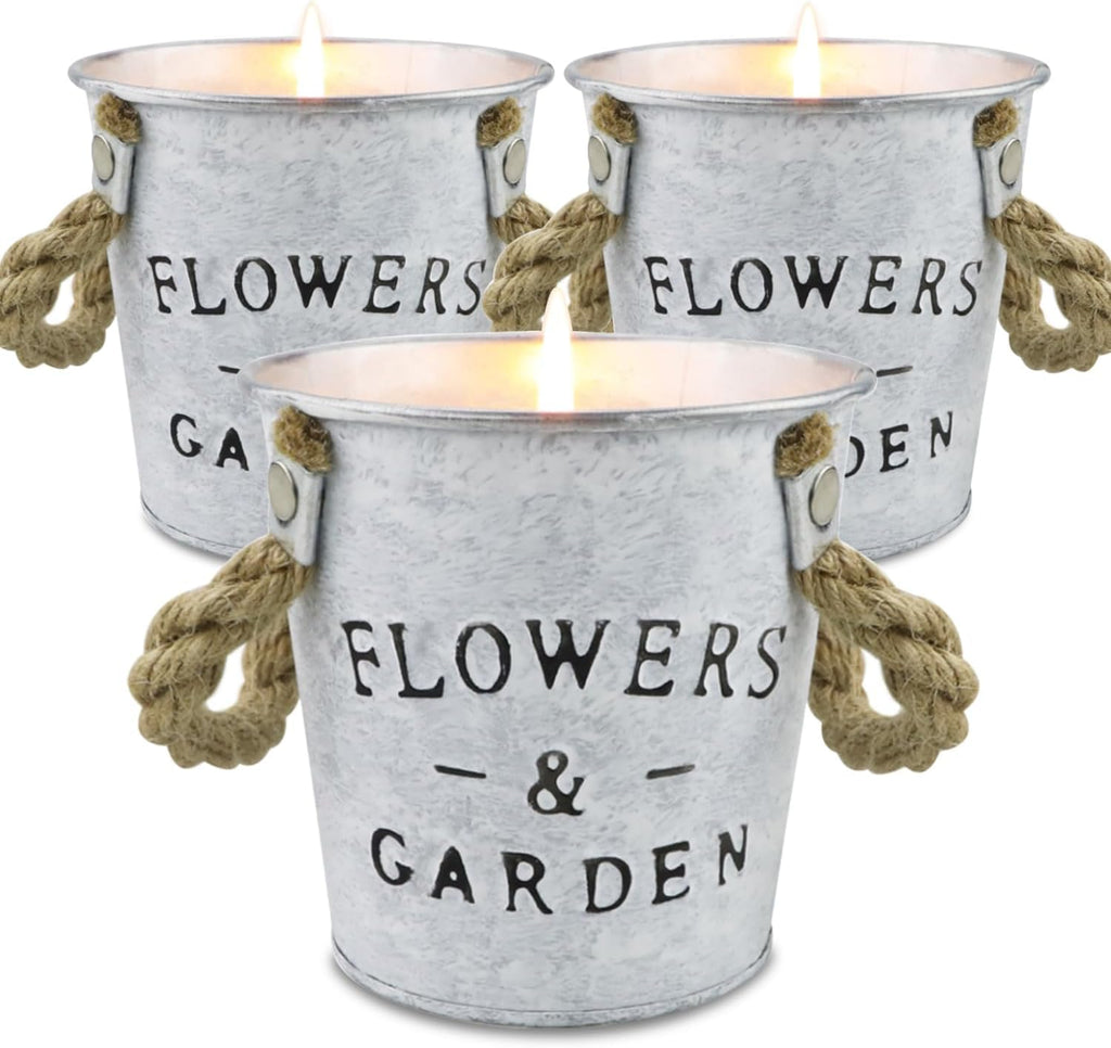 Citronella Candles Outdoor Indoor, 3 Pack 12.5 Oz Large Natural Citronella Oil Soy Wax Outdoor Candles, 150 Hours Long Lasting Highly Scented Candles for Summer Home Garden Patio Balcony
