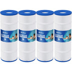 Hiioors CCP320 Pool Filter Cartridges 4 Pack, Compatible with Pentair Clean & Clear Plus 320, Replace Pentair R173573, Pleatco PCC80-PAK4, 160340, 320 sq.ft, Heavy Duty 5 oz+ Trilobal Fabric