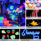 LET'S RESIN 12 Colors Glow in The Dark Pigment Powder for Resin - 20g/Jar