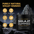 TOGOLIUN Primal Compound Shilajit Gummies for Men,with Manuka Honey, Organic Monk Fruit & Fulvic Acid, Shilajit Gummies Supplements, 30 Gummies