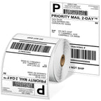 Phomemo 4X6 Thermal Labels for Shipping Packages, Address, Printer Label Paper 4x6 Shipping Labels Compatible with Rollo Zebra Brother MUNBYN Phomemo Nelko Omezizy Thermal Printer, 250 PCS/Roll