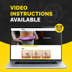 Tribe Lifting Fabric Resistance Bands for Glutes & Legs | 5 Fabric Workout Bands Set | Thick Booty Bands for Squats, Lunges, Hip Training, Physical Therapy & Home Workouts