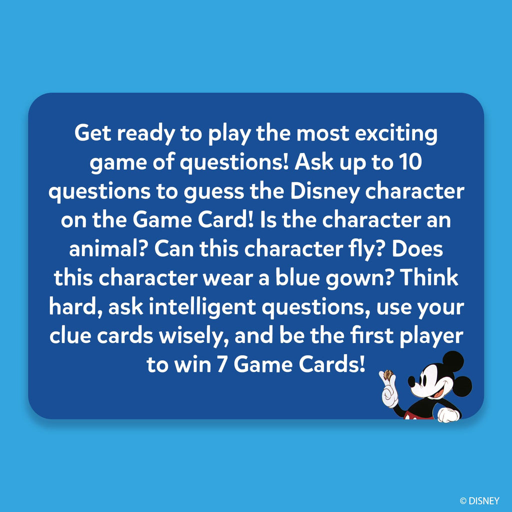 Skillmatics Guess in 10 Disney, Card Game, Christmas Stocking Stuffers for Girls, Boys, Kids, Teens, Adults Who Love Cinderella, Mickey Mouse, Moana, Travel Toy, Gifts for Ages 6, 7, 8, 9 and Up