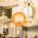 TJOY 12 Pack Dimmable G9 LED Bulb 4W Equivalent 40 Watt, 2700K Soft Warm White, T4 G9 Bi-pin Base Halogen Replacement, G 9 Socket Light Bulb for Chandelier Wall Sconce, 120V No Flicker, 450LM
