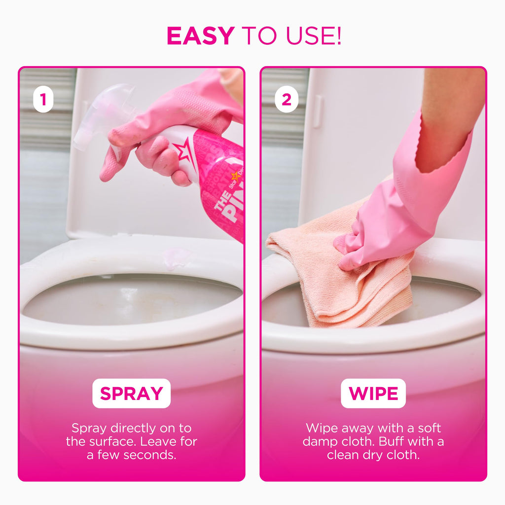 Stardrops - The Pink Stuff - The Miracle Bathroom Foam Cleaner 750ml 2-Pack Bundle