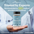 Eu Natural Conception for Her Fertility Supplements for Women - Ovulation, Hormonal Balance & Regular Cycle Support - Myo-Inositol, Folate, Folic Acid & Vitex - 60 Vegetarian Capsules