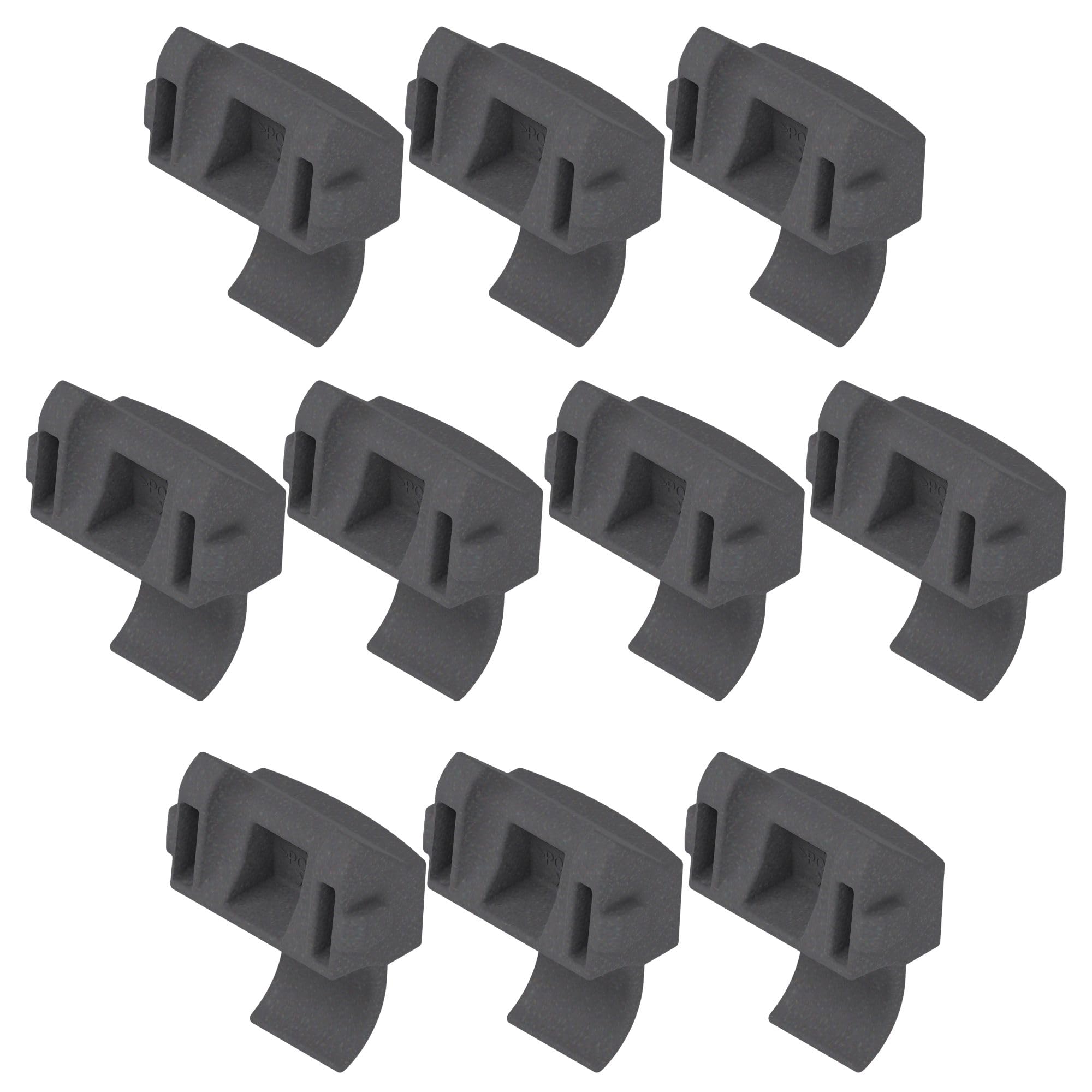 Blum 86° Opening Angle Restriction Clip, 10 Pack of 10 Clips, Plastic, Deep Gray, Compatible with Compact BLUMOTION & Compact Clip Hinges (10 Pack)