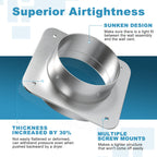 Magnetic Dryer Vent Kit, Quick Connect for 4" Dryers, Save 4–6 Inches of Space, Strong Magnetic Hold, 3.3FT Hose, Airtight Seal & Reinforced Wall Connector